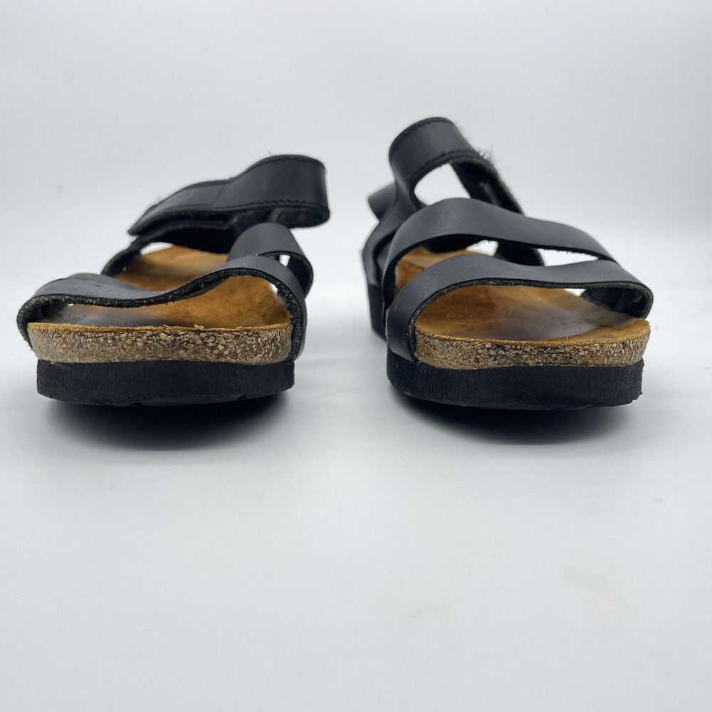 NAOT Kayla Israeli Sandals Women's US 8 / 39 Black Leather GorpCore Outdoors - Picture 5 of 16